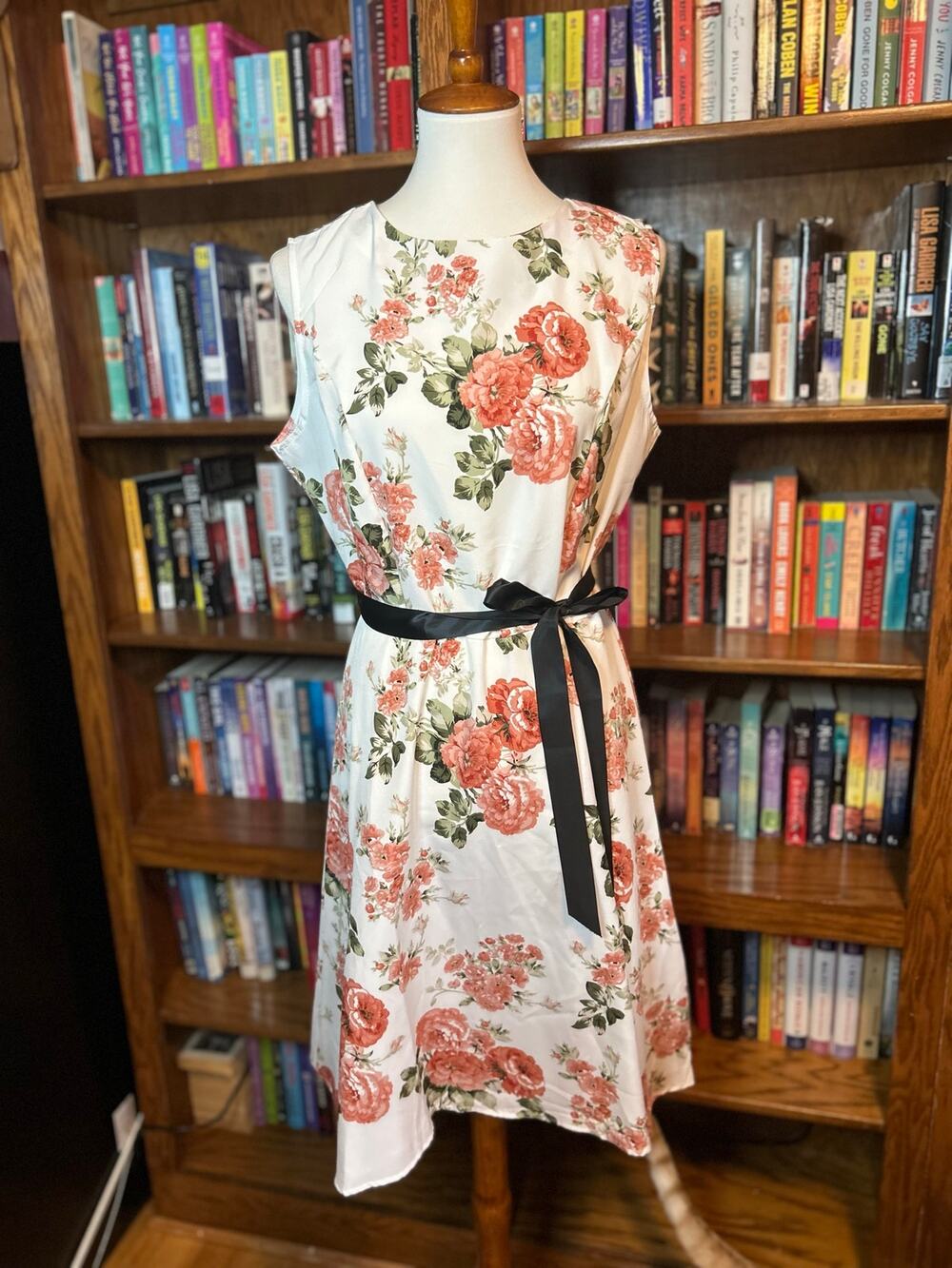 Floral garden party dress